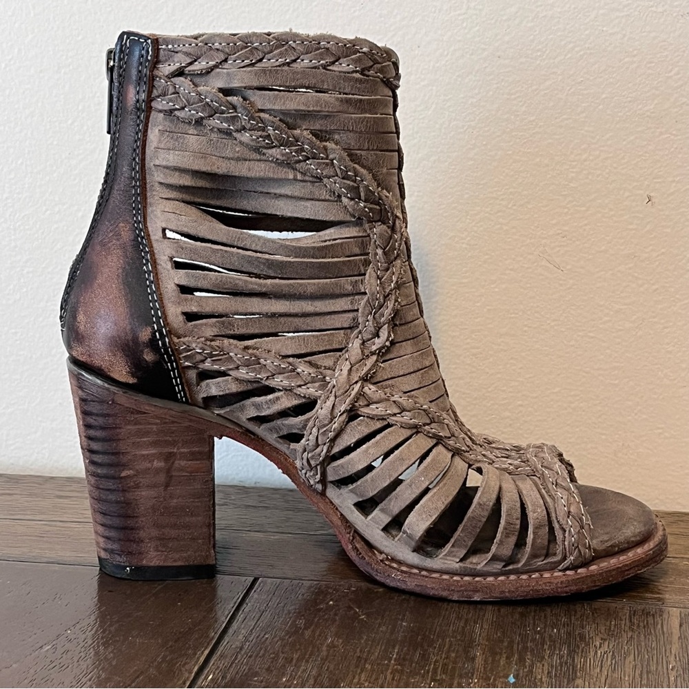 Freebird Bela Distressed Heeled Sandals Womens size 8 - Picture 4 of 11